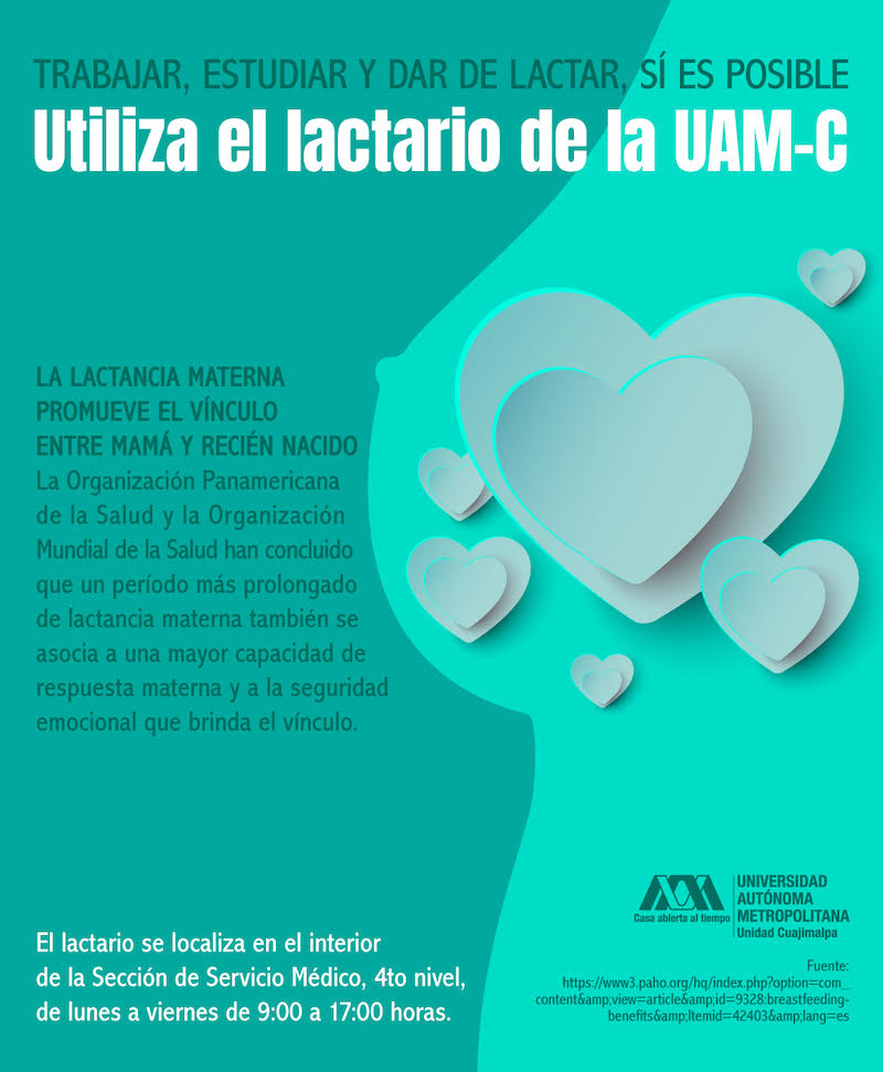 Primer cartel de lactancia de la UAM Cuajimalpa