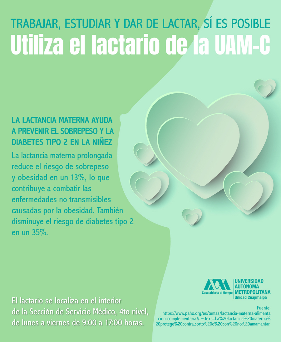 Segundo cartel de lactancia de la UAM Cuajimalpa